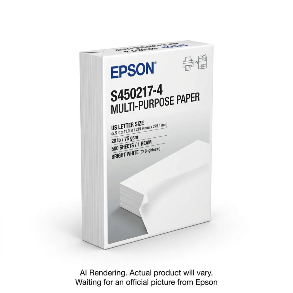 EPSON Multi-Purpose Plus Paper, Letter 4 Pack