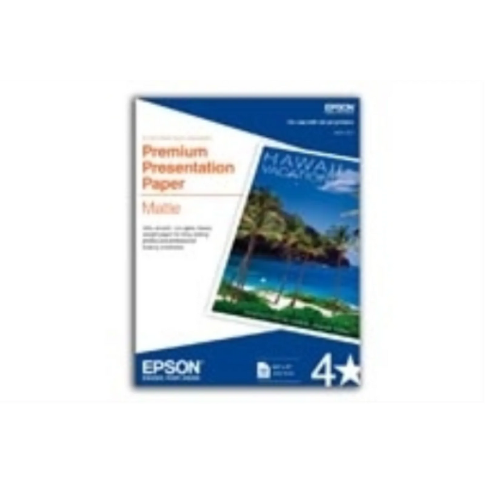 Epson Premium Presentation Paper Matte, (8"x10") (50