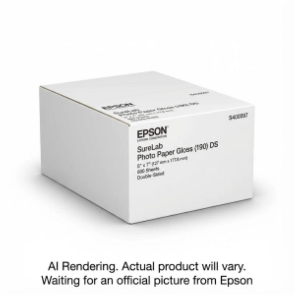 Epson SureLab Paper, Gloss (190) DS, 5"X7", 800 shee