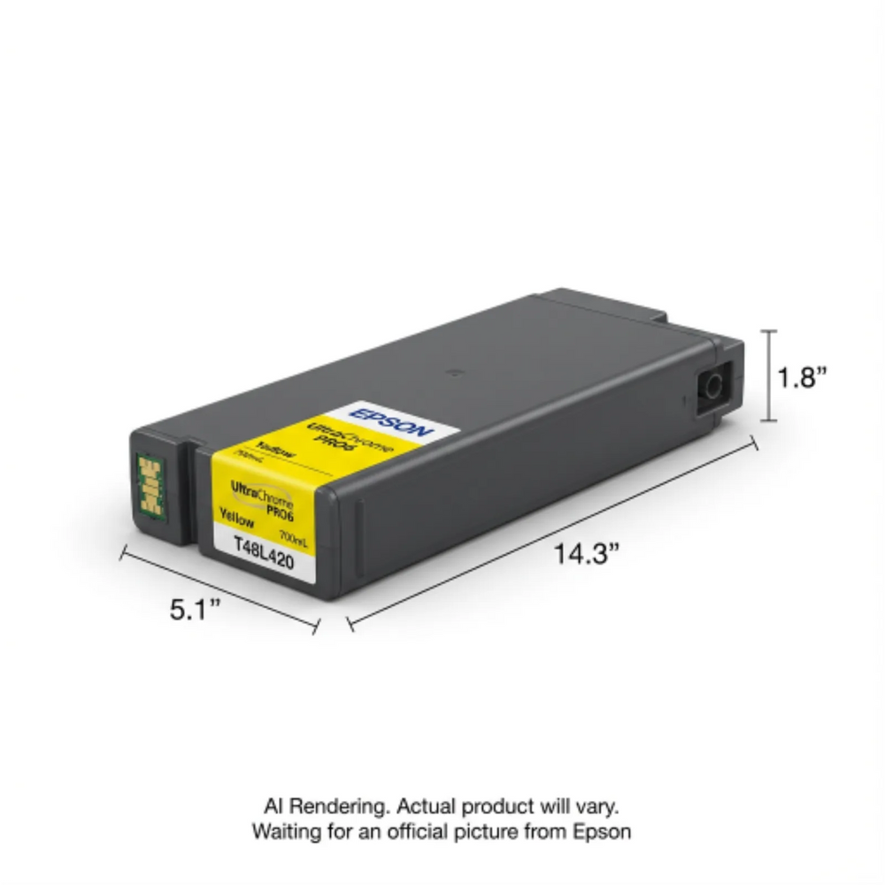 Epson ULTRACHROME PRO6 Yellow Cartridge, 700MLT48L42