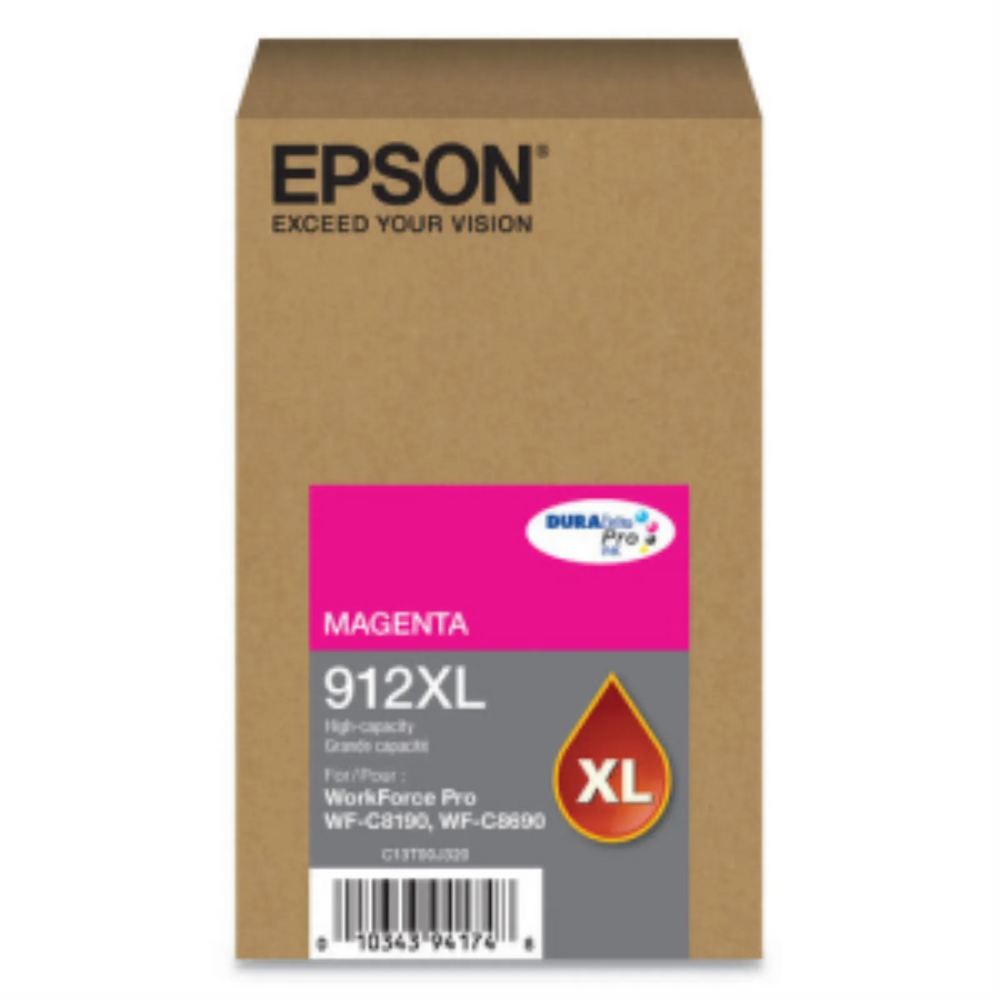 Epson T912XL320, Magenta Ink Cartridge,High-capacity