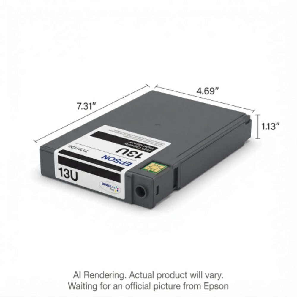 EPSON T13U DURABrite Pro High Capacity Pro Black Ink Cartridge / EM-C7100, EP-C7000