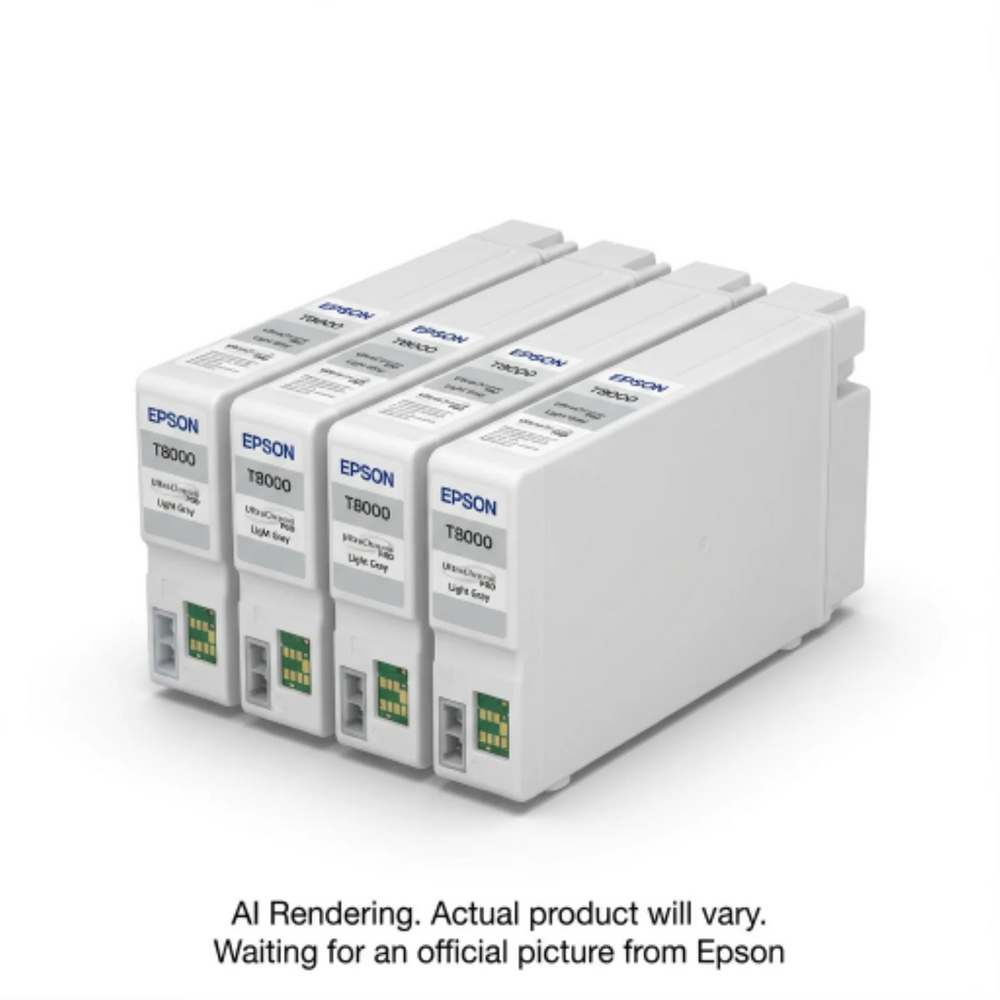 T80000v Epson UltraChrome Pro Light Gray Multi-Pack (4) Ink Cartridge 700 ML
