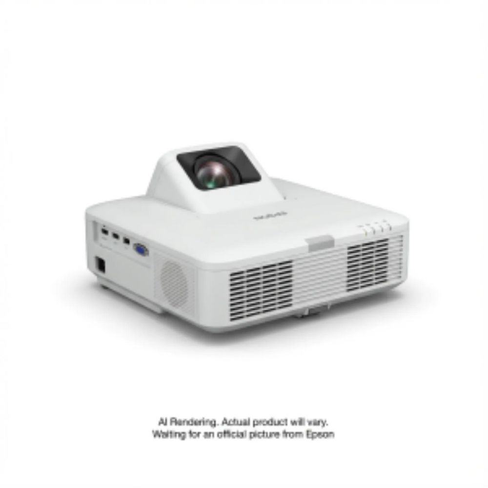 EPSON BrightLink 760Wi Interactive Ultra Short-throw Laser Projector, Wifi Miracast, 4100 Lumens, WXGA, White