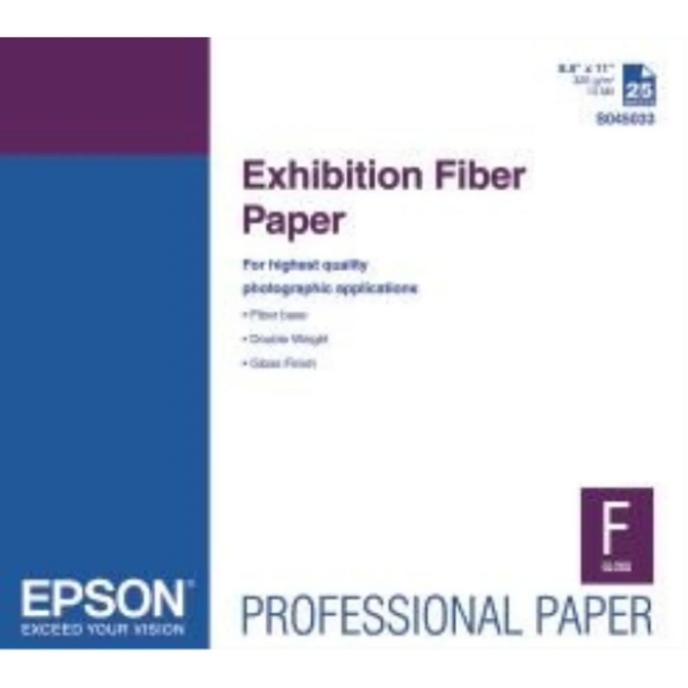 Epson Exhibition Fiber Paper 24"x 30", 25 sheetsS045