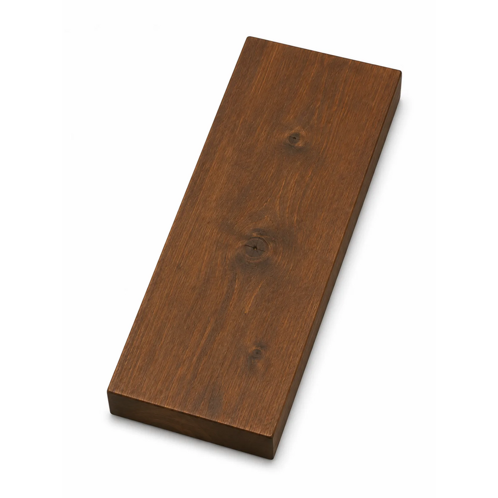 Solid Wood Shelf 36"L x 10"D x 1" T Medium Walnut
