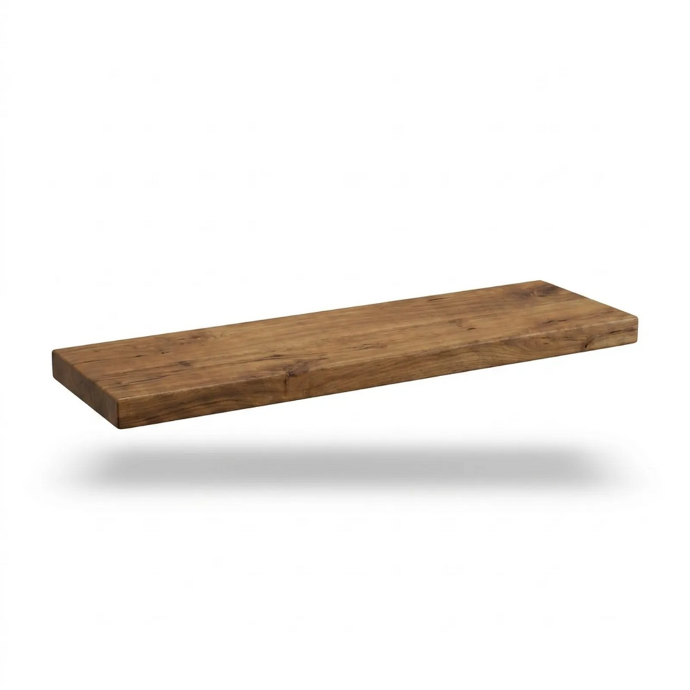 Solid Wood Shelf 36"L x 8"D x 1" T Medium Walnut