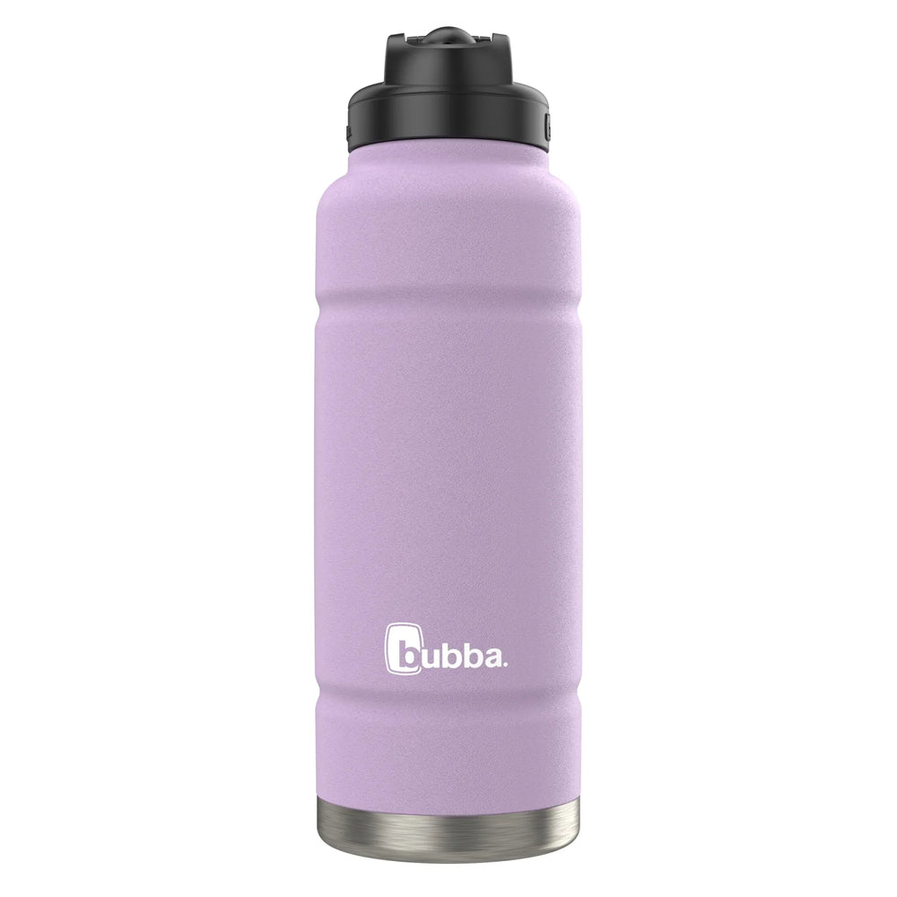 bubba Trailblazer Stainless Steel Water Bottle with Straw Lid, 40 oz (1.18 L), Vacuum-Insulated, Lavender Frost