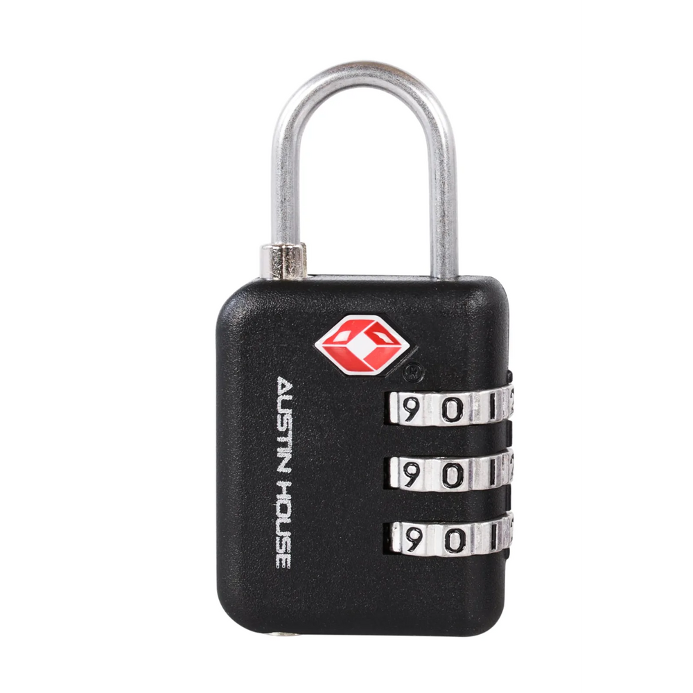 Tsa 3-Dial Combo Lock Black
