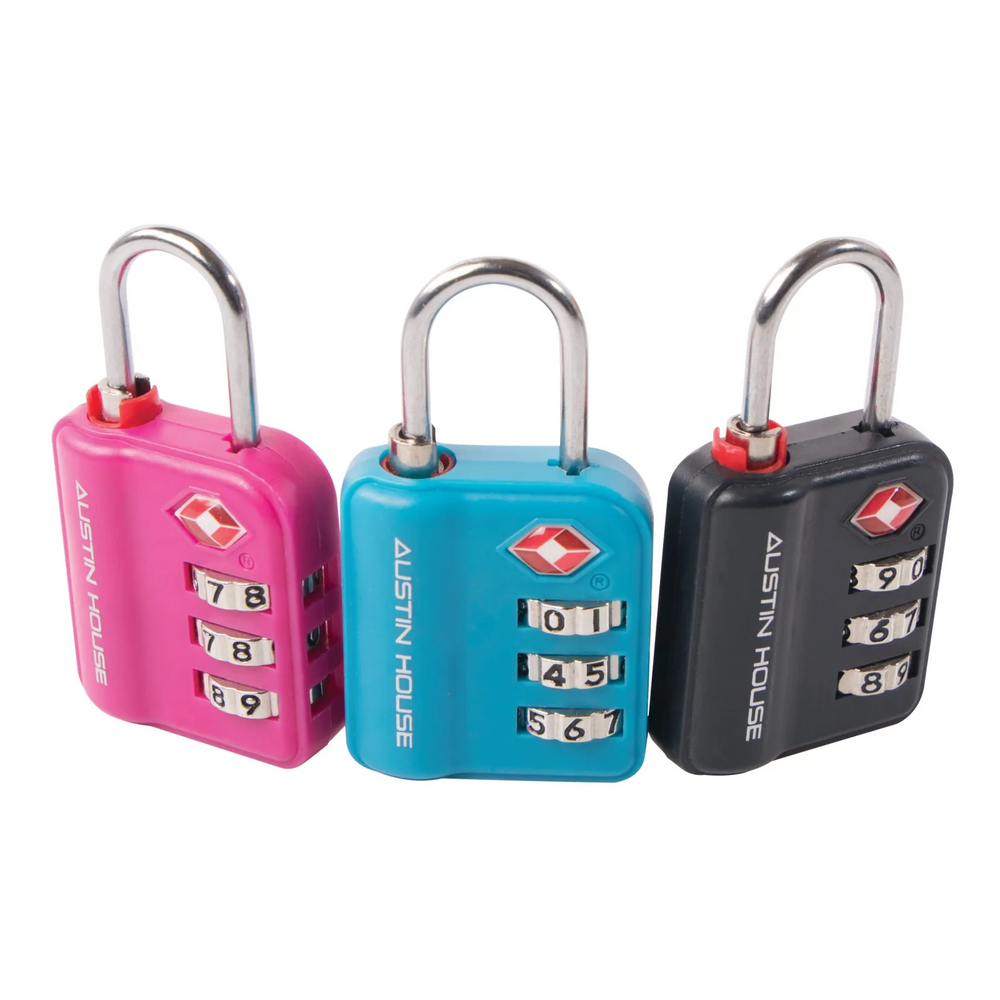 Tsa 3-Dial Ind. Padlock Assort
