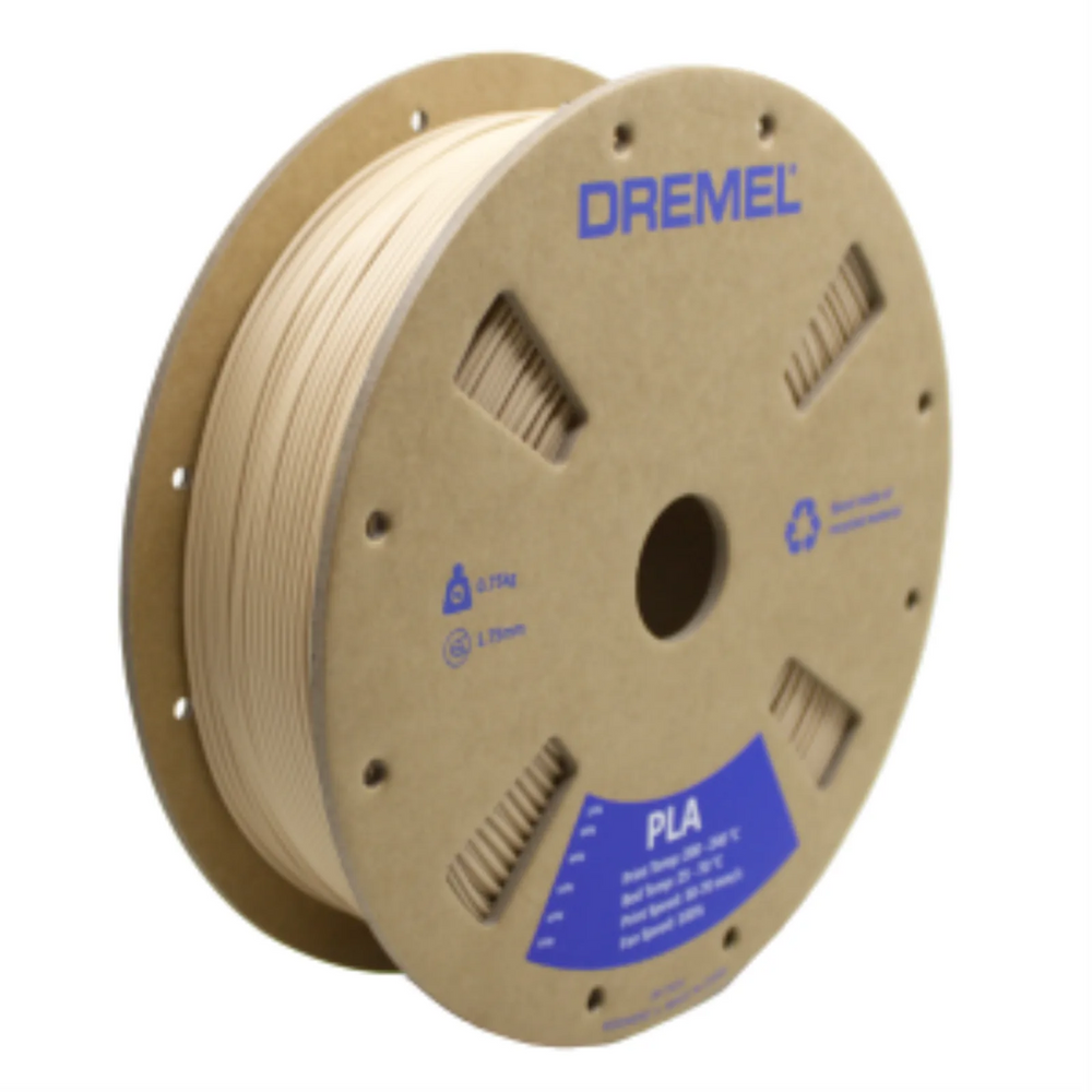 3D PLA Filament Spool, 1.75mm Diameter, Matte Beige 0.75kg