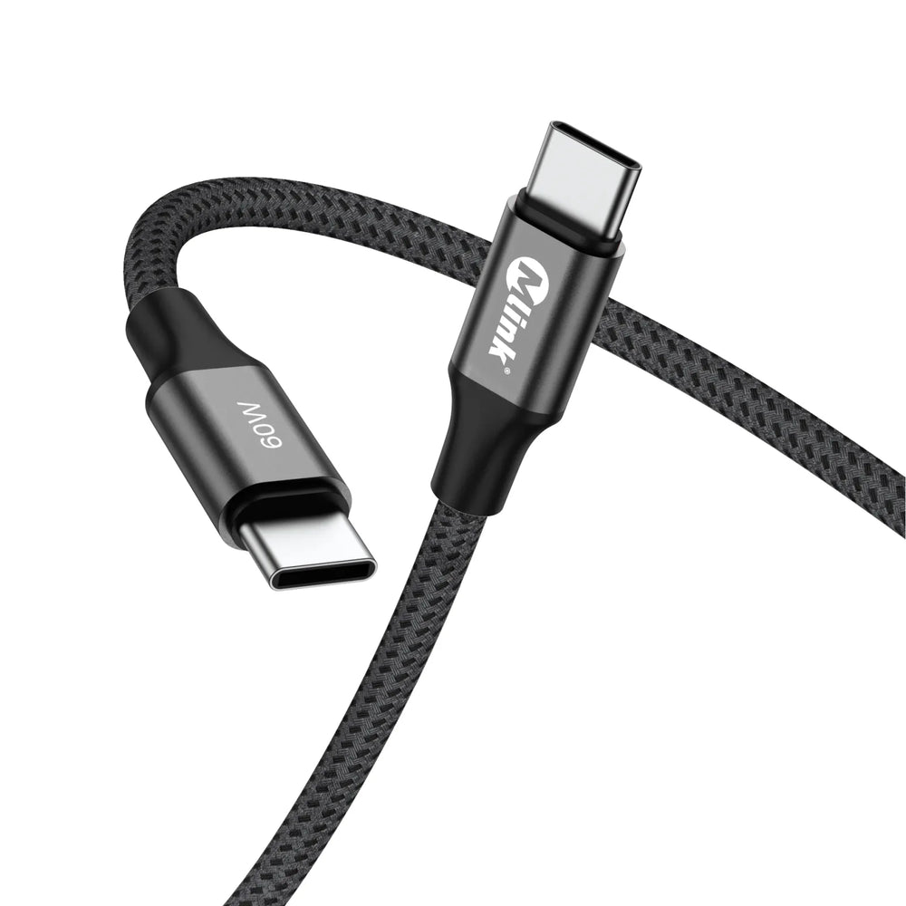 Mlink - USB-C Braided Fast Charging Cable PD60W 20V/3A - 2m (6.6')