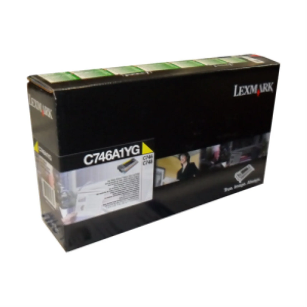 Lexmark C746,748 Yellow Return Program 7K Toner Cartridge