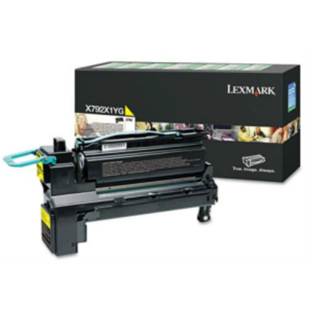 Lexmark X792 Yellow Return Programme 20K Print Cartridge Part no.: X792X1YG