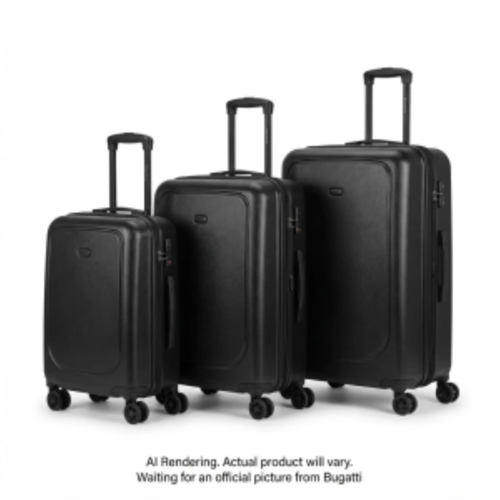 Swiss Mobility PVG 3-Piece ABS Luggage Set - Black