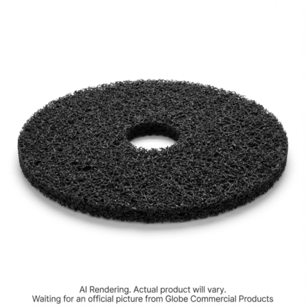 20" Black Stripping Floor Pad