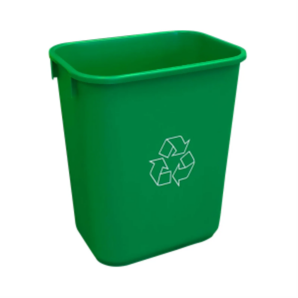 Soft Wastebaskets 39L Green