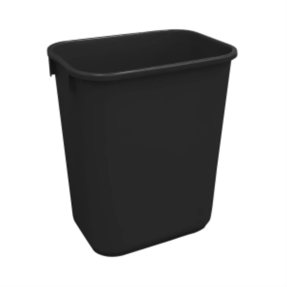 Soft Wastebasket 39L Black