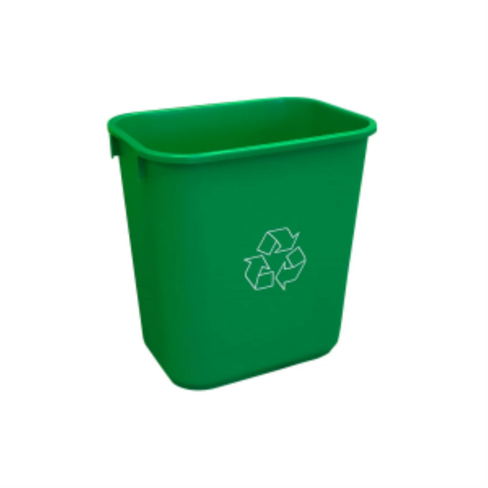 Soft Wastebasket 26L Green