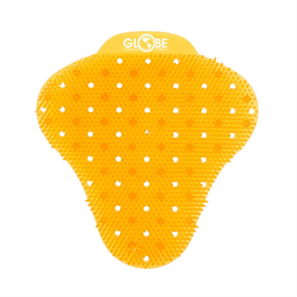 Aquös Heavy-Duty Anti-Splash Urinal Screens– Orange Mango (Pack of 2)