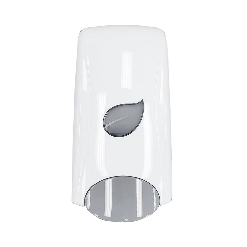 Liquid / Lotion Bulk Soap Dispenser with Refillable Bottle (White)
