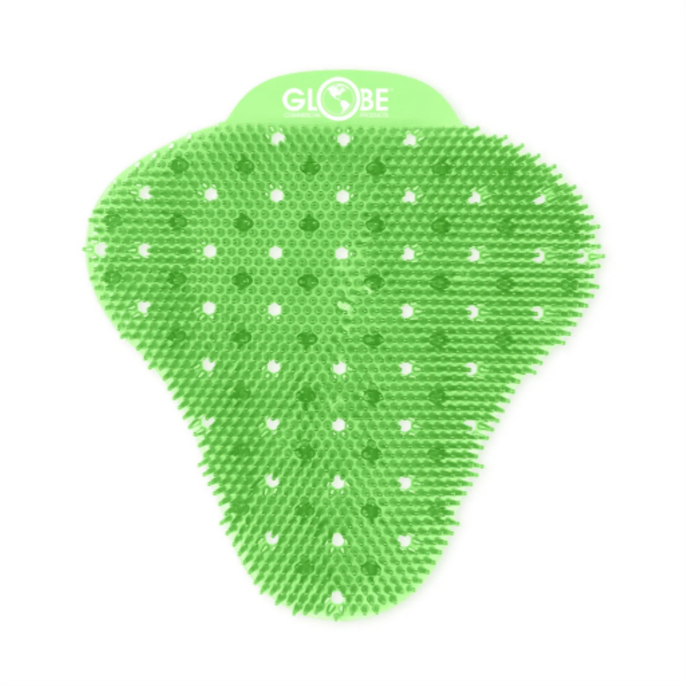 Aquös Heavy-Duty Anti-Splash Urinal Screens – Green Apple (Pack of 2)