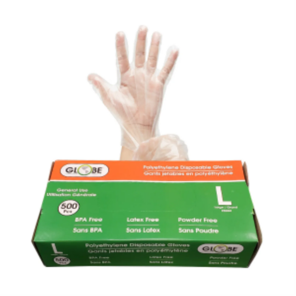 Polyethylene Gloves Powder Free - Large (box of 500)