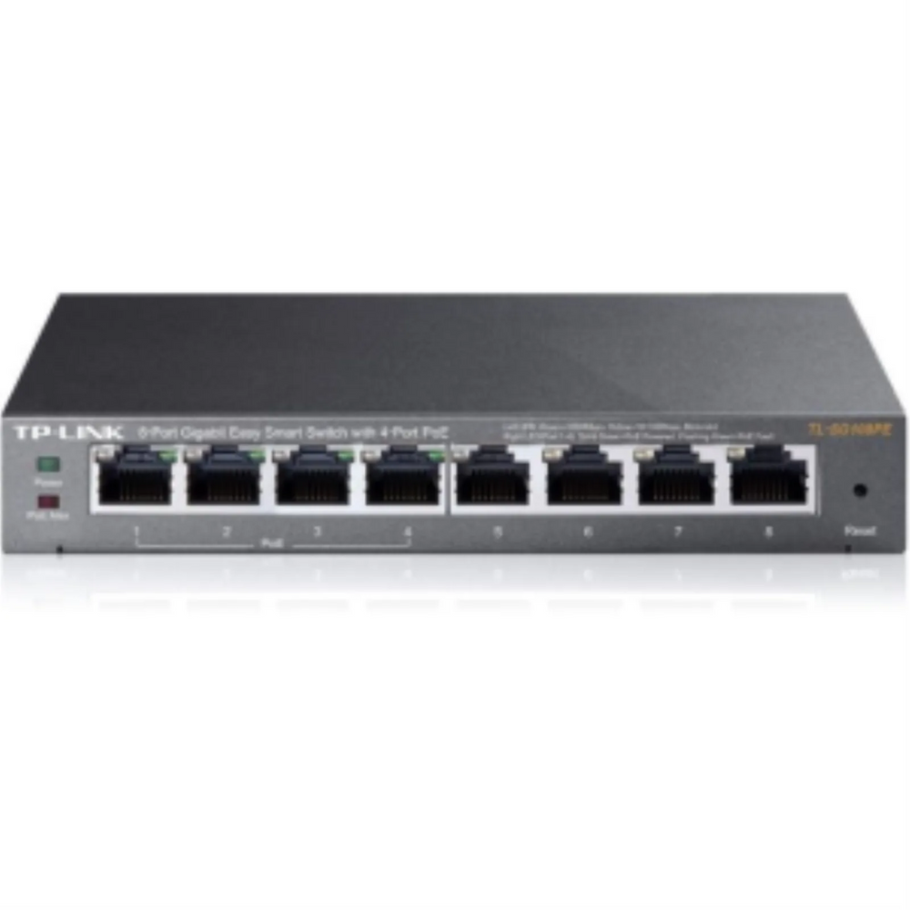 JetStream™ 8-Port Gigabit Desktop PoE Easy Smart Switch