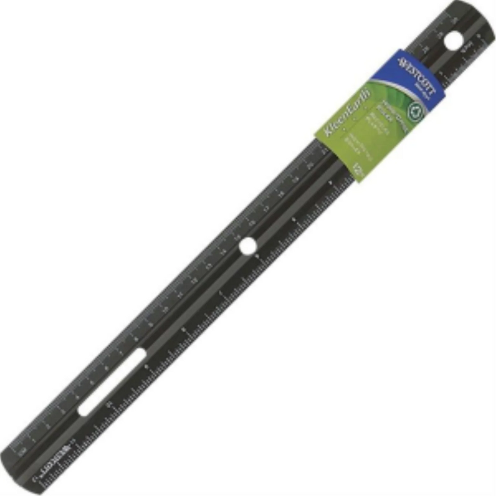 30cm/12” KleenEarth® Plastic Recycled Ruler with Antimicrobial Protection /
Règle antimicrobienne KleenEarth® en plasti