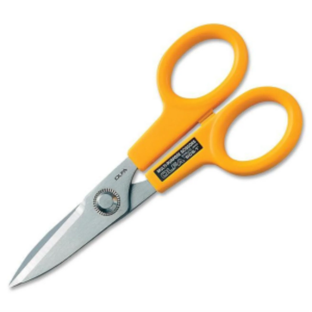 OLFA SCS-1 5" Serrated-Edge Stainless Steel Scissors