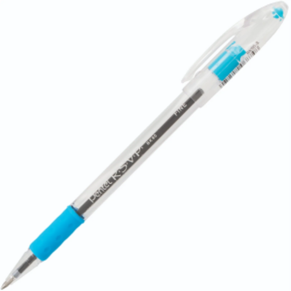 R.S.V.P. Ballpoint Pen, (0.7mm), Sky Blue Ink