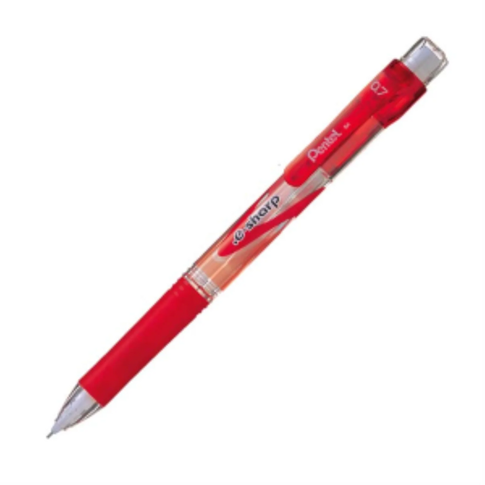 .E-Sharp Mechanical Pencil (0.7mm), Red Accents
