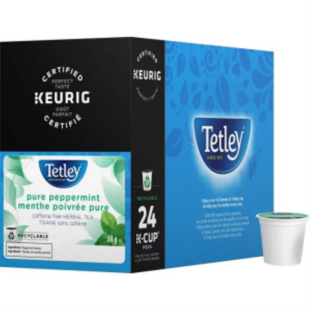 TEA-K CUP TETLEY PURE PEPPERMINT 24/BX 24/BX