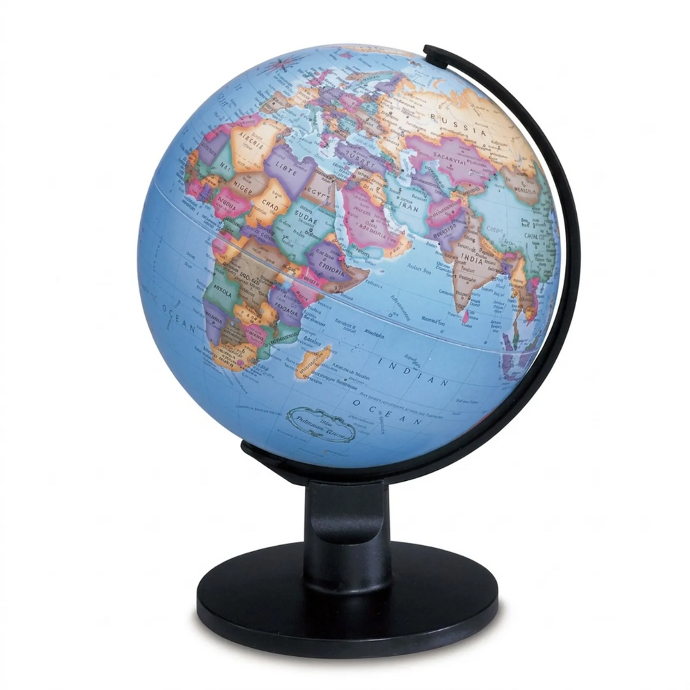 Trekker 6"/15.2Cm Diameter Blue Ocean Desk Globe (French)