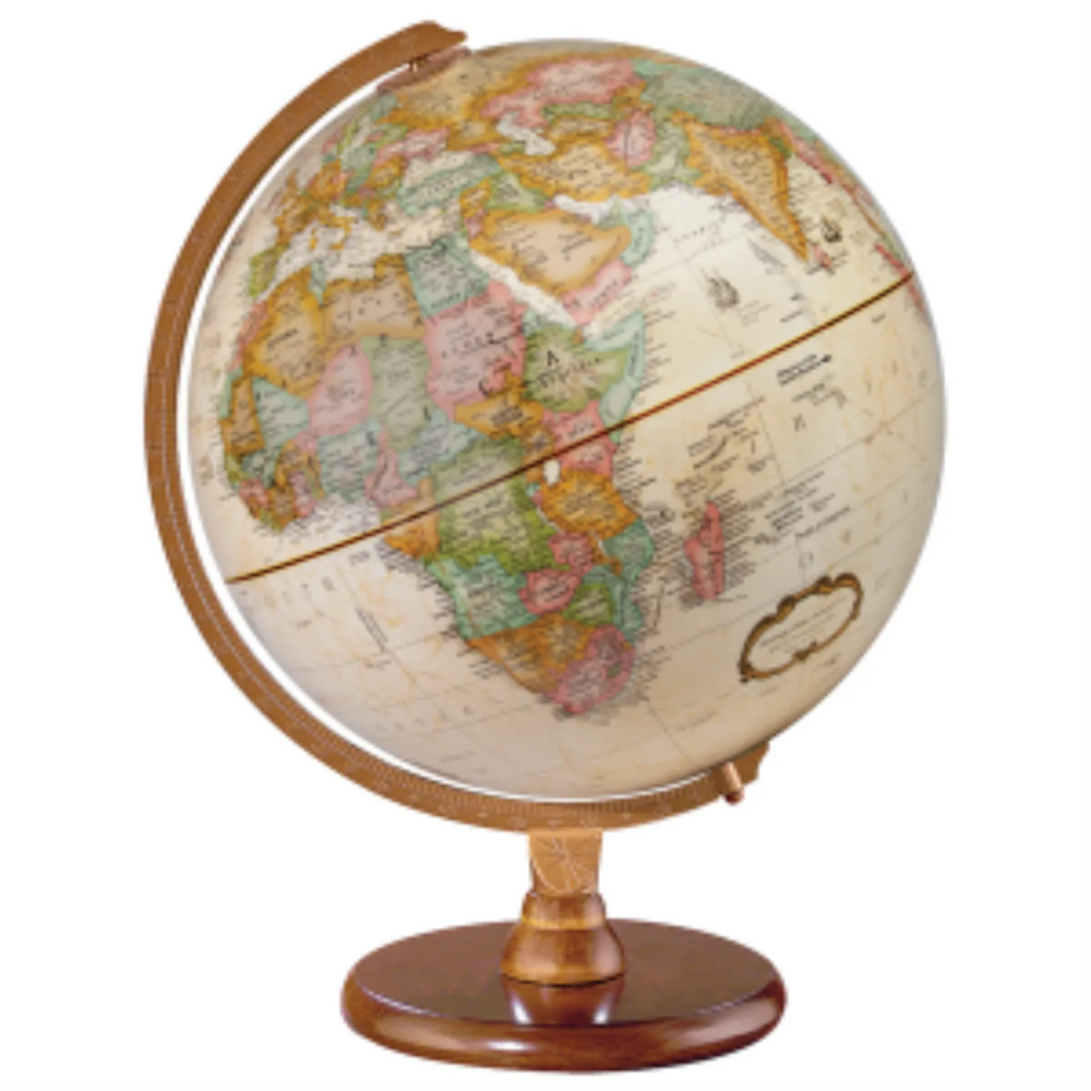 Hastings Globe 12"/30Cm Diameter Antique Ocean Desk Globe (English)