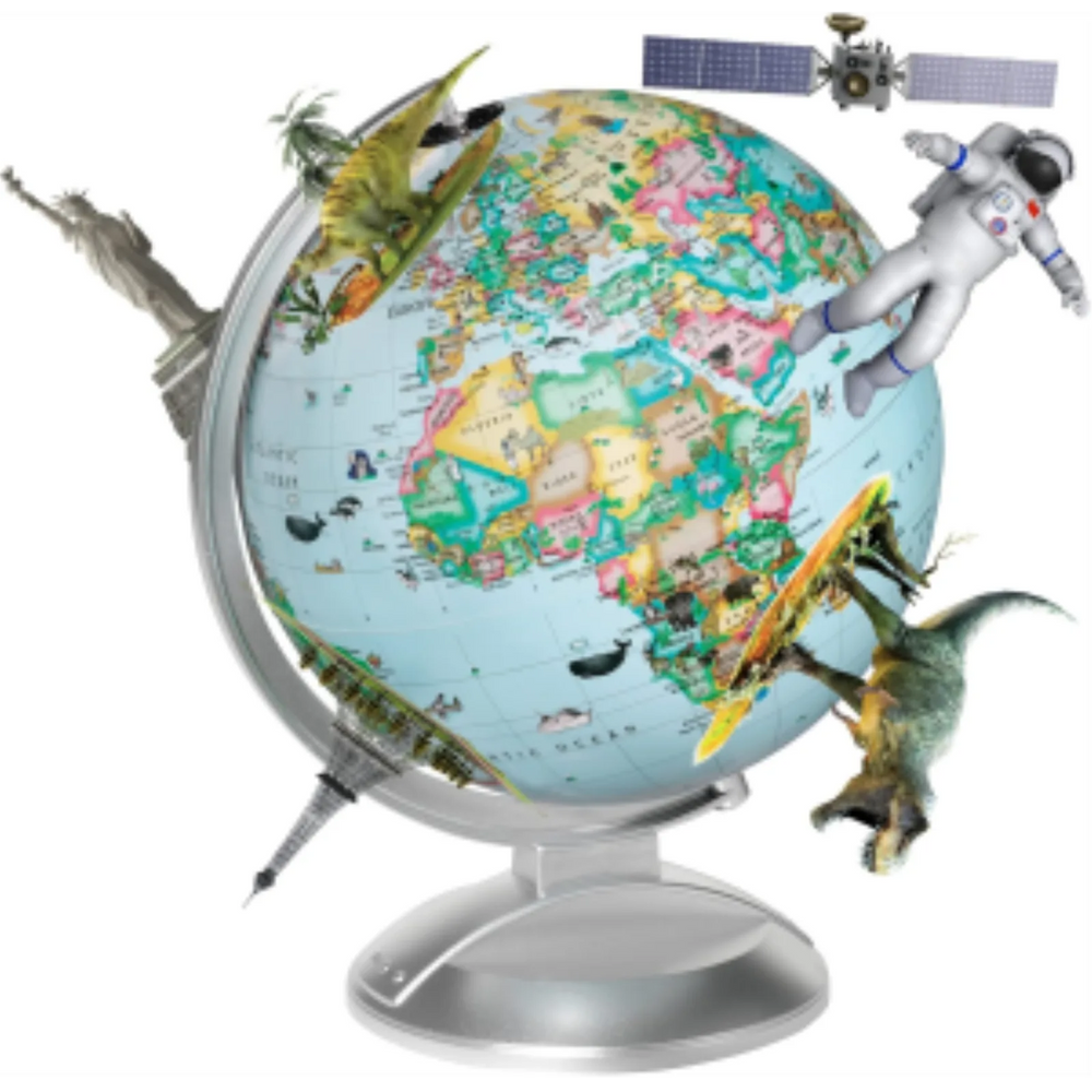 Globe 4 Kids-10"/25Cm Diameter Illuminated Globe With Augmented Reality (English)