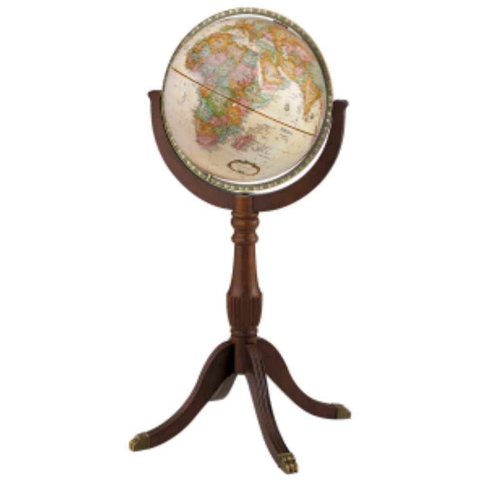 Sherbrooke 16"/40.5 Cm Diameter Antique Ocean Floor Globe (English)