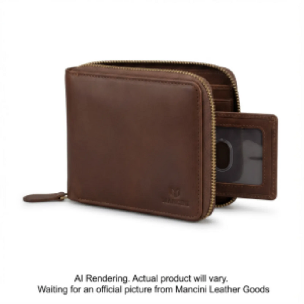 Men’s Zip Wallet w/ Removable Case