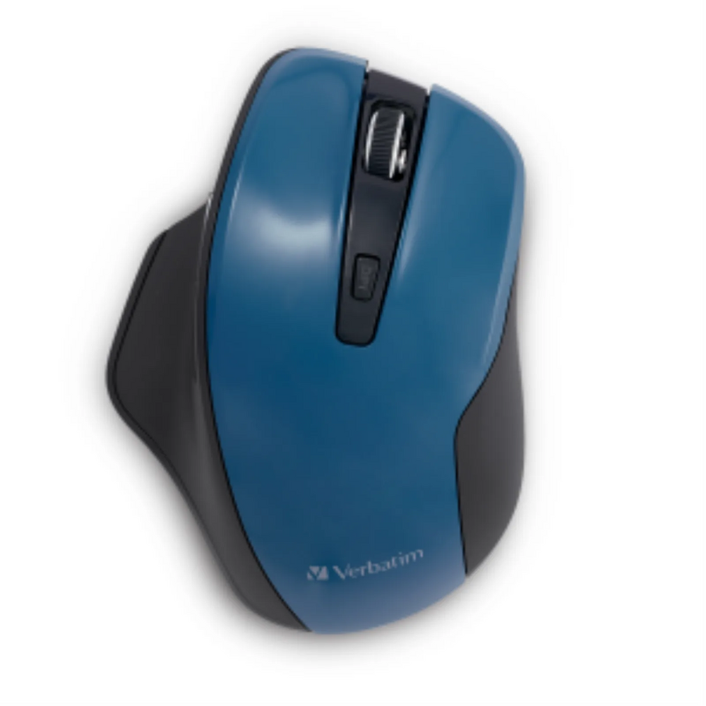 Verbatim Silent Ergo Wrls Blue LED Mouse-drk teal