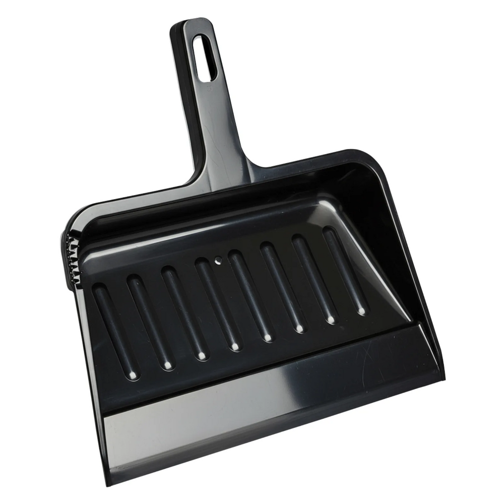 Plastic Dust Pan-Black 12"