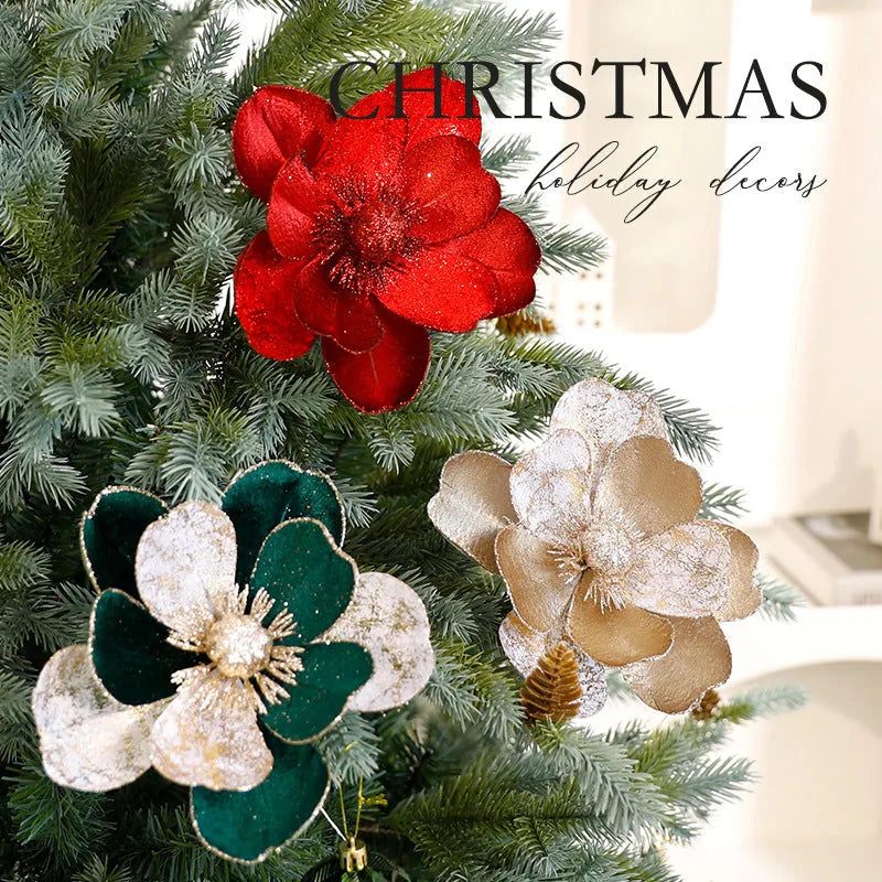 Christmas Flower Ornaments