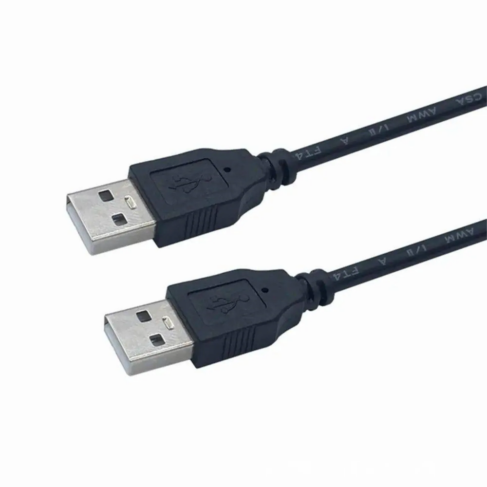 Mlink - USB 2.0 Type A to Type A Cable, Black - 1.8m (6')