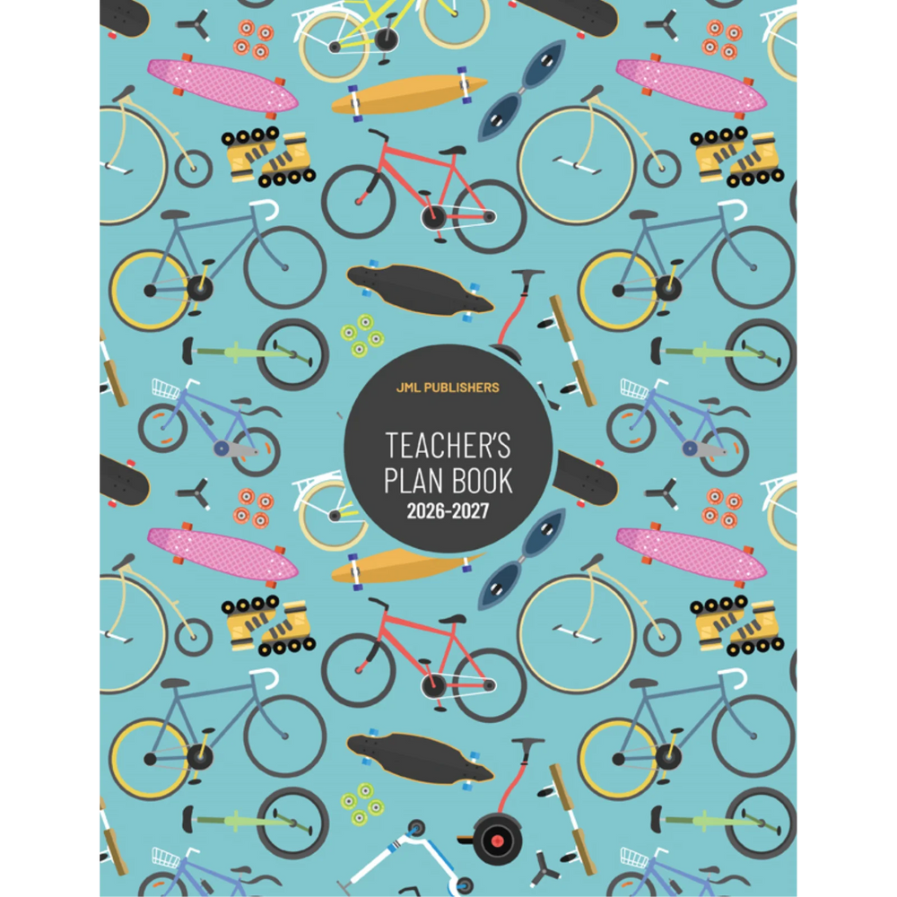 Teacher planner 2026-2027, Daily plan book 7 periods dated + 2 acetates + 10 ruled sheets
