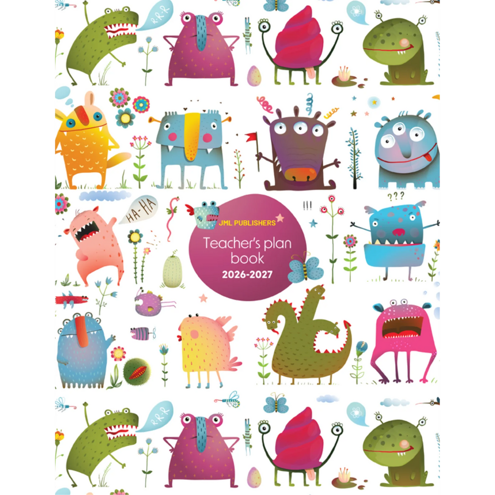 Teacher planner 2026-2027, Daily plan book ruled page