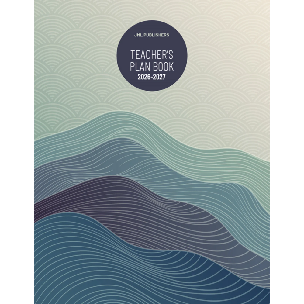 Teacher planner 2026-2027, Daily plan book 10 periods dated + 2 acetates + 10 ruled sheets