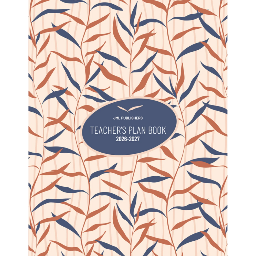 Teacher planner 2026-2027, Weekly plan book 5 periods dated with lunch + record of marks 8 groups + 3 acetates + 10 rule