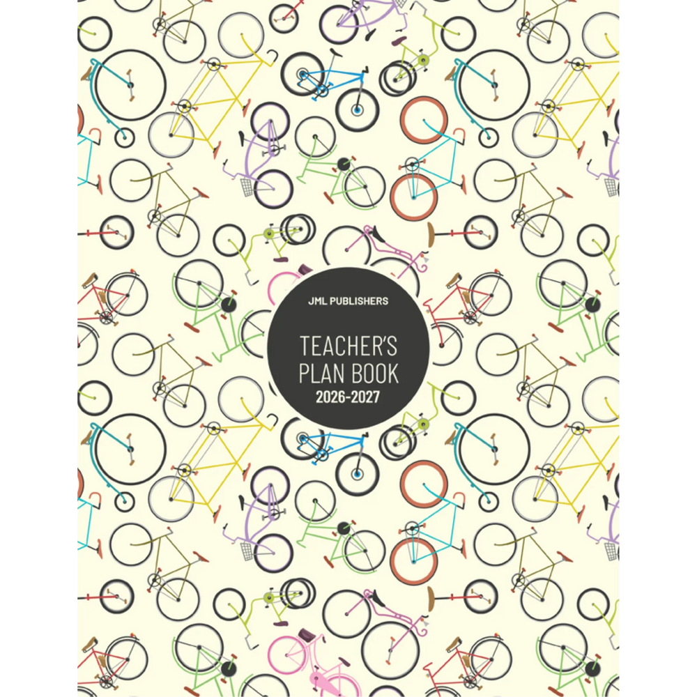 Teacher planner 2026-2027, Weekly plan book 6 periods + record of marks 8 groups + 3 acetates + 10 ruled sheets + 1 pock