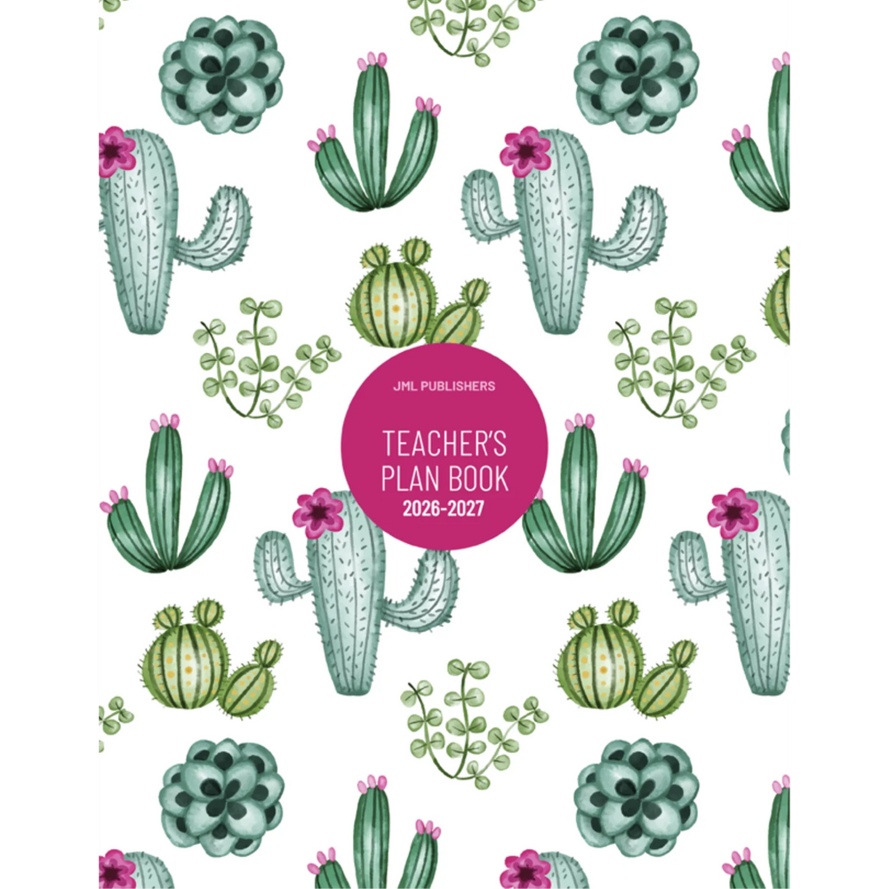 Teacher planner 2026-2027, Weekly plan book 5 periods with lunch + record of marks 1 group/4 sections + 10 ruled sheets