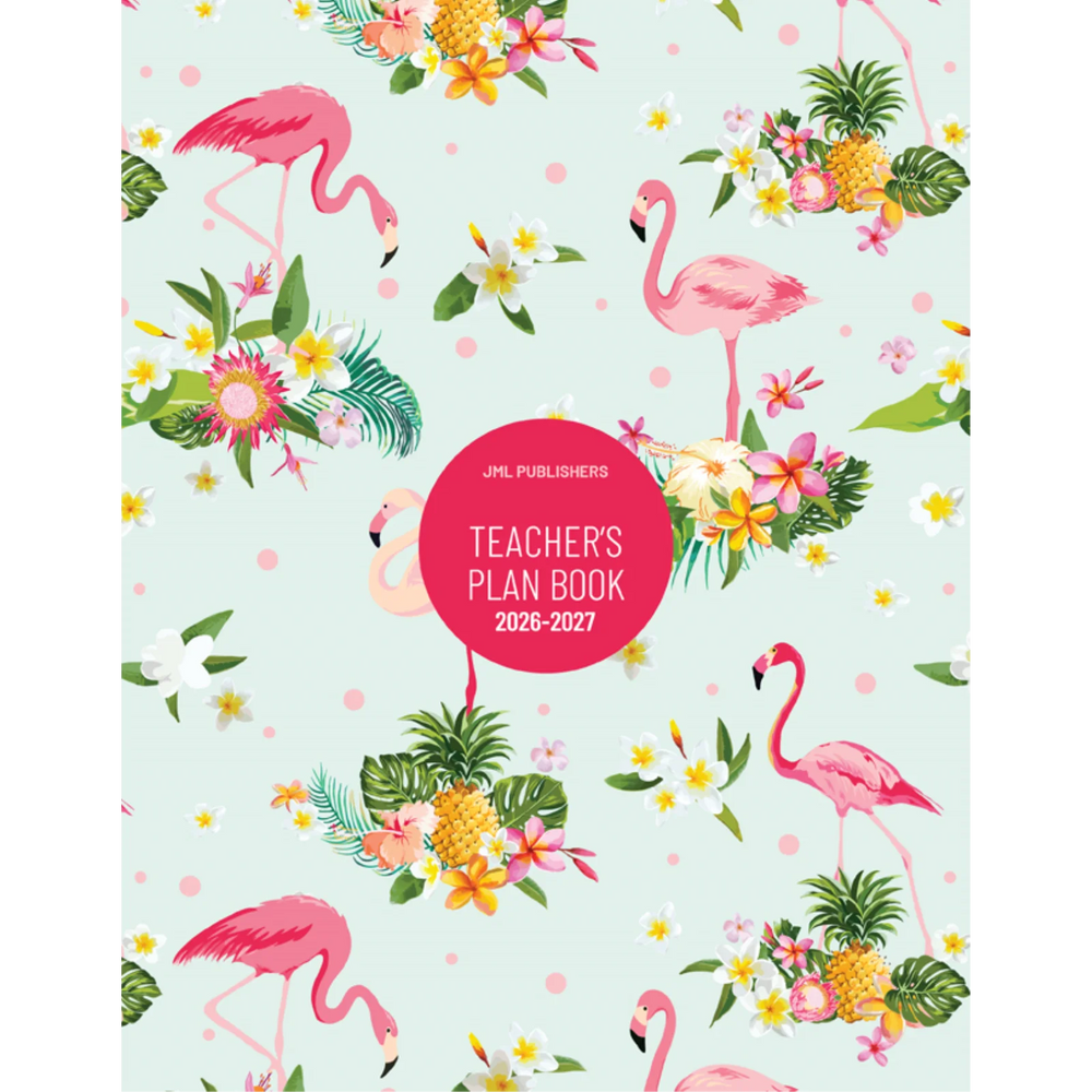 Teacher planner 2026-2027, Weekly plan book 5 periods