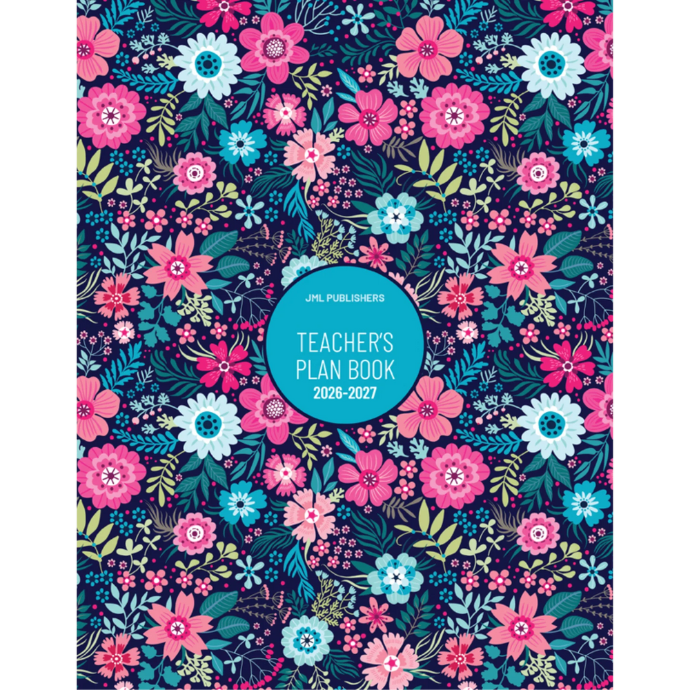 Teacher planner 2026-2027, Weekly plan book 4 periods dated + record of marks 8 groups + 3 acetates + 10 ruled sheets +
